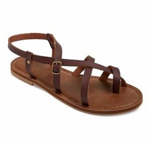 Mossimo Supply Co Lavinia Brown Sandals